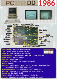 Amstrad PC1512DD-MM (1986) (ORD.0075.P/Funciona/Ebay/11-11-2018)
